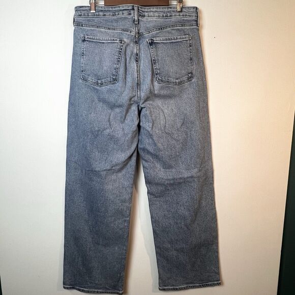 Old Navy Ultra High Rise Sky Hi Wide Leg Jeans Lois Women’s 14 - Picture 7 of 15